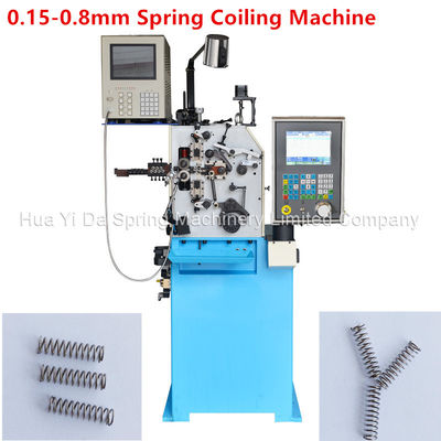 Aangepaste CNC-lentemachine die spiraalvormige veren bouwt uit 0,8 mm draadvoorraad
