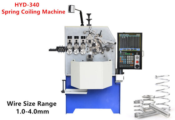1.0 - 4.0 mm Diameter Steel Spring Machine Drie assen voor Multi Shape Springs