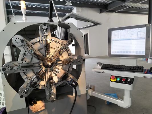 0,3-2,5 mm hoog rendement CNC-veermachine Computer multifunctionele Coiler
