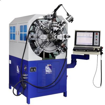 Cam-loze Twaalf Assen CNC Veerbuigmachine voor 0,3 - 2,5 mm Draad CNC Veer Machine