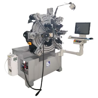 Computerized Spanning Torsion Spring Making Machine Met Tien-Twaalf Assen Systemen