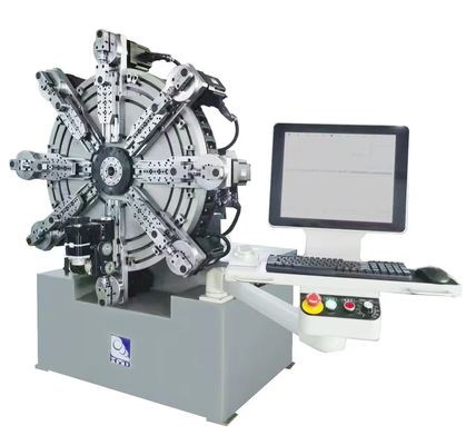 Computerized Spanning Torsion Spring Making Machine Met Tien-Twaalf Assen Systemen