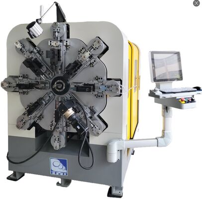 Automatische multifunctiemachine met 12 assen Computerspringrolmachine 1-4 mm Springmakingapparatuur met kernmotorcomponent