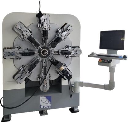 Automatische multifunctiemachine met 12 assen Computerspringrolmachine 1-4 mm Springmakingapparatuur met kernmotorcomponent