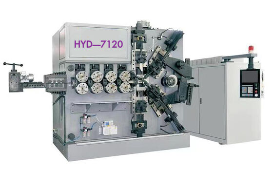 Automatische 7-assige CNC multifunctionele spoelveermachine 6-16mm kernmotorcomponent voor metaal en metallurgie