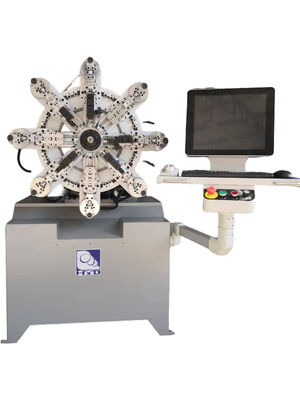 Automatische precisie CANLESS Spring Coiling Machine Multifunctie voor 0,3-2,5 mm Motor Core Component Manufacturing and Forming