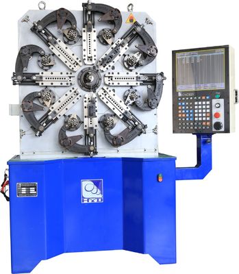 Drie-assige CNC-veerwikkelmachine met tuimelaarontwerp en spoelsystemen