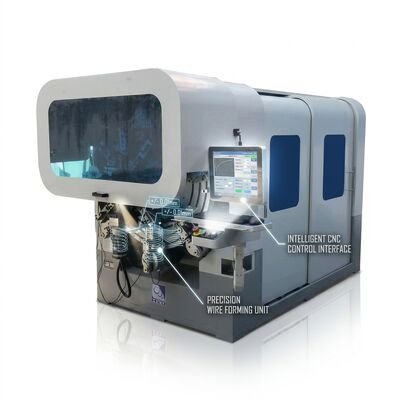 Meerdere assen Computer Spring Forming Machine High Output CNC Spring Machine Line