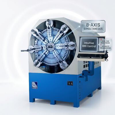 Cnc-veerrolmachine zonder cammen Computerized diameter 0,3 - 2,5 mm Systemen