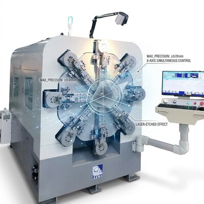 Hoge Nauwkeurigheid CNC Lente Making Machine Servomotorsystemen met één as