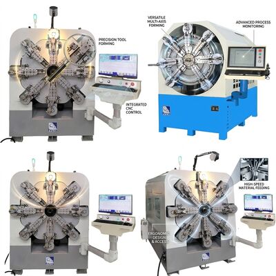Twaalf Assen CNC Lente Machine Lente Roterende Draad Diameter 2,5 mm Systemen