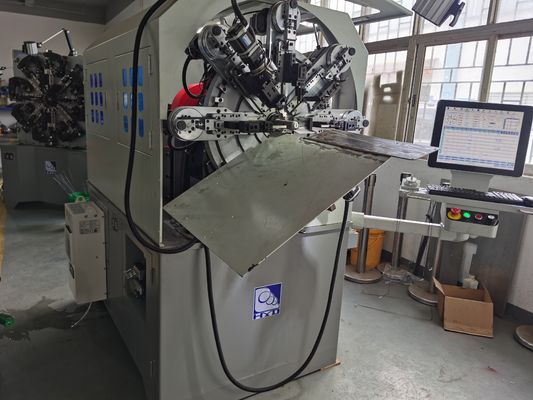 Rock Free Camless 12 Axes CNC Spring Forming Making Machine Draad Rotary