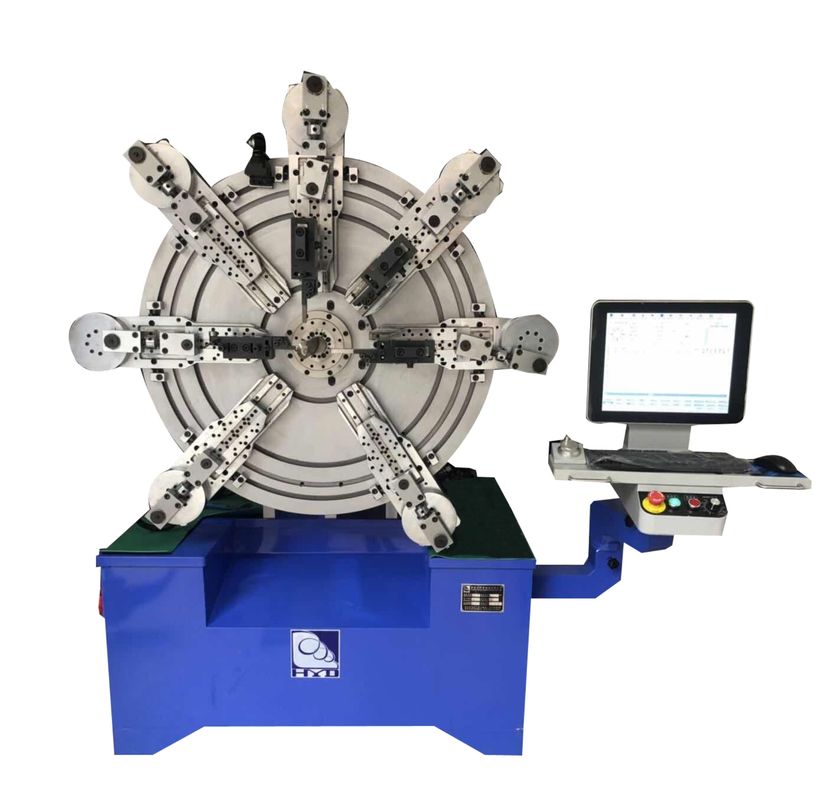 Computerized Spanning Torsion Spring Making Machine Met Tien-Twaalf Assen Systemen
