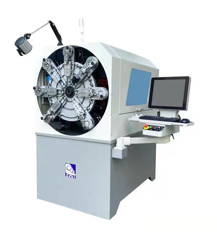Rock Free Camless 12 Axes CNC Spring Forming Making Machine Draad Rotary